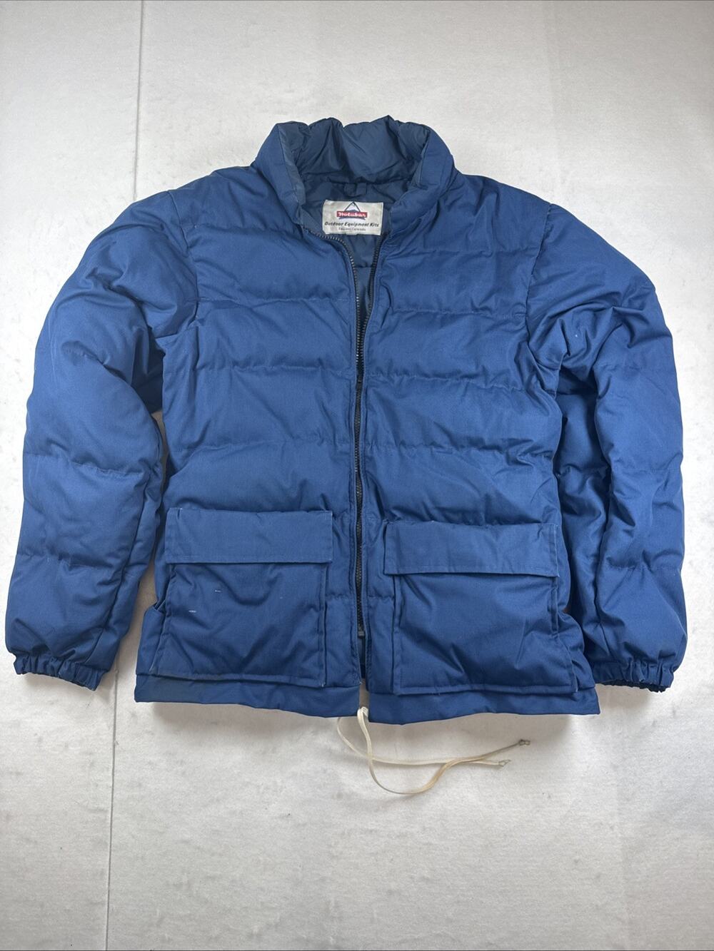 Vintage Holubar Outdoor Equipment Kits Down Puffer Jacket Blue Men S Boulder CO